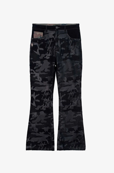 Classic Flare Jean Negro Camo