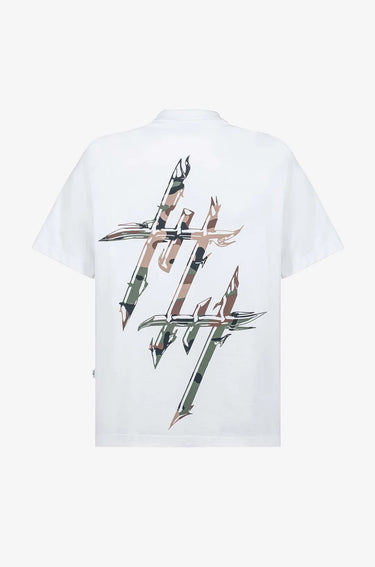 Camiseta Blanca Logo Camo