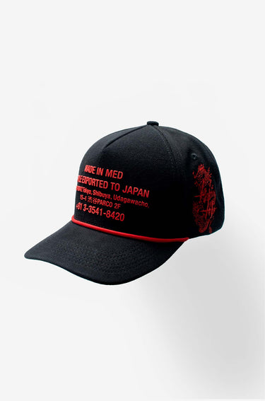 Gorra Negra Rojo Japan Culturewise