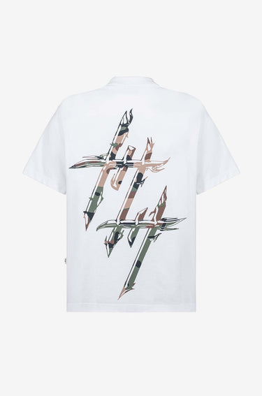 Camiseta Blanca Logo Camo