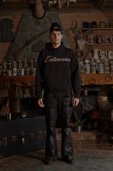 Hoodie Negro Oversized Hunter