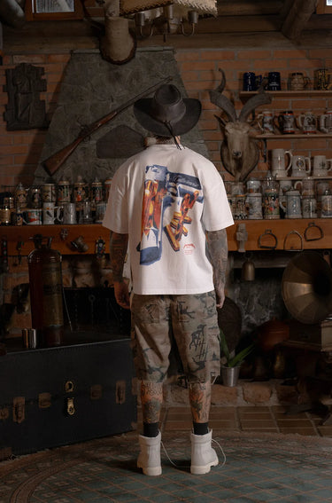 Camiseta Blanca Gun
