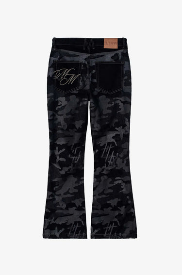 Classic Flare Jean Negro Camo