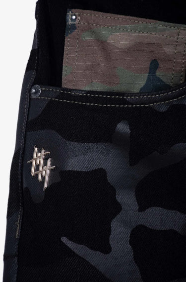 Classic Flare Jean Negro Camo