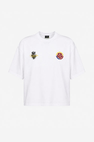 Camiseta Blanca Mundial "Colombia"