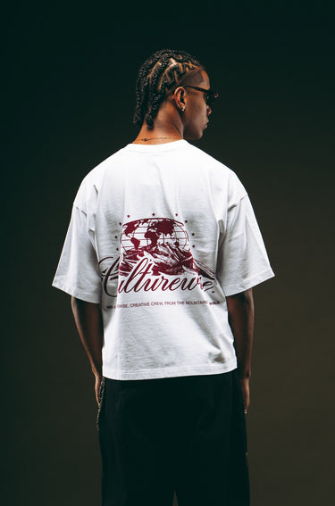 Camiseta Blanca & Vino Worldwide culturewise