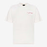 Camiseta blanca Crursive logo Classic rojo Culturewise