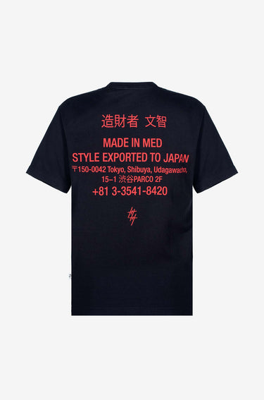 Camiseta negra Japan text