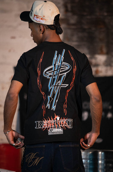 Camiseta-Regular-Racing-Negro-Culturewise-MNY-MKRS