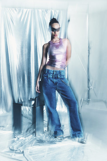 Loose Jeans Azul Claro