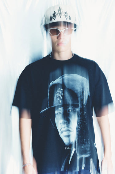 Camiseta Negra Faces Fat Joe