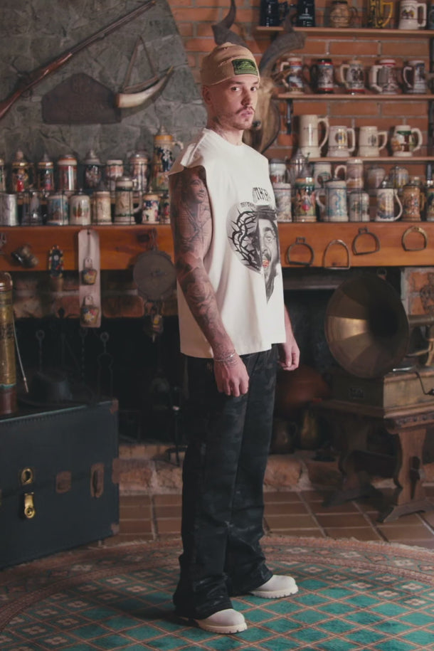 Classic Flare Jean Negro Camo