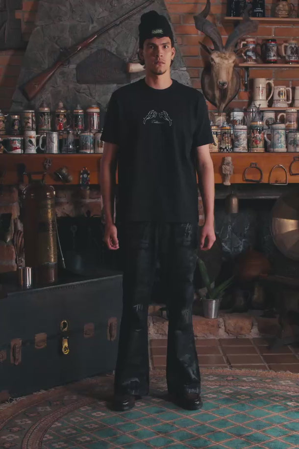 Camiseta Negra Venado