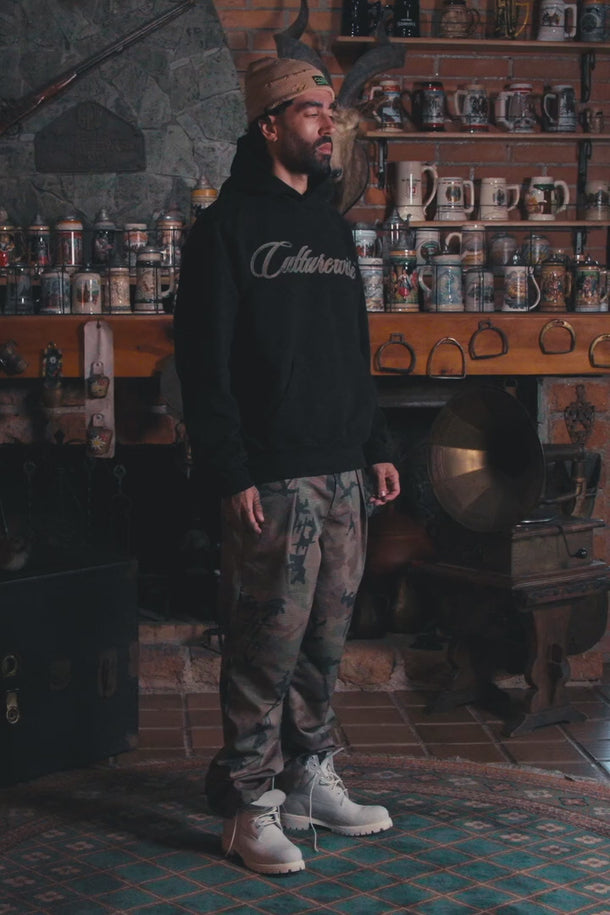 Hoodie Negro Oversized Hunter